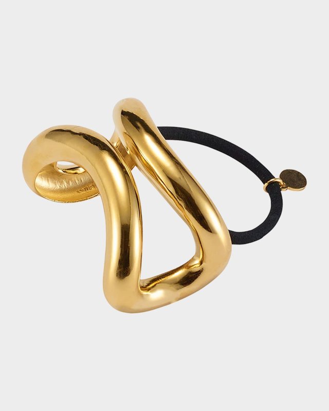 Glossy Arched Ponytail Cuff
